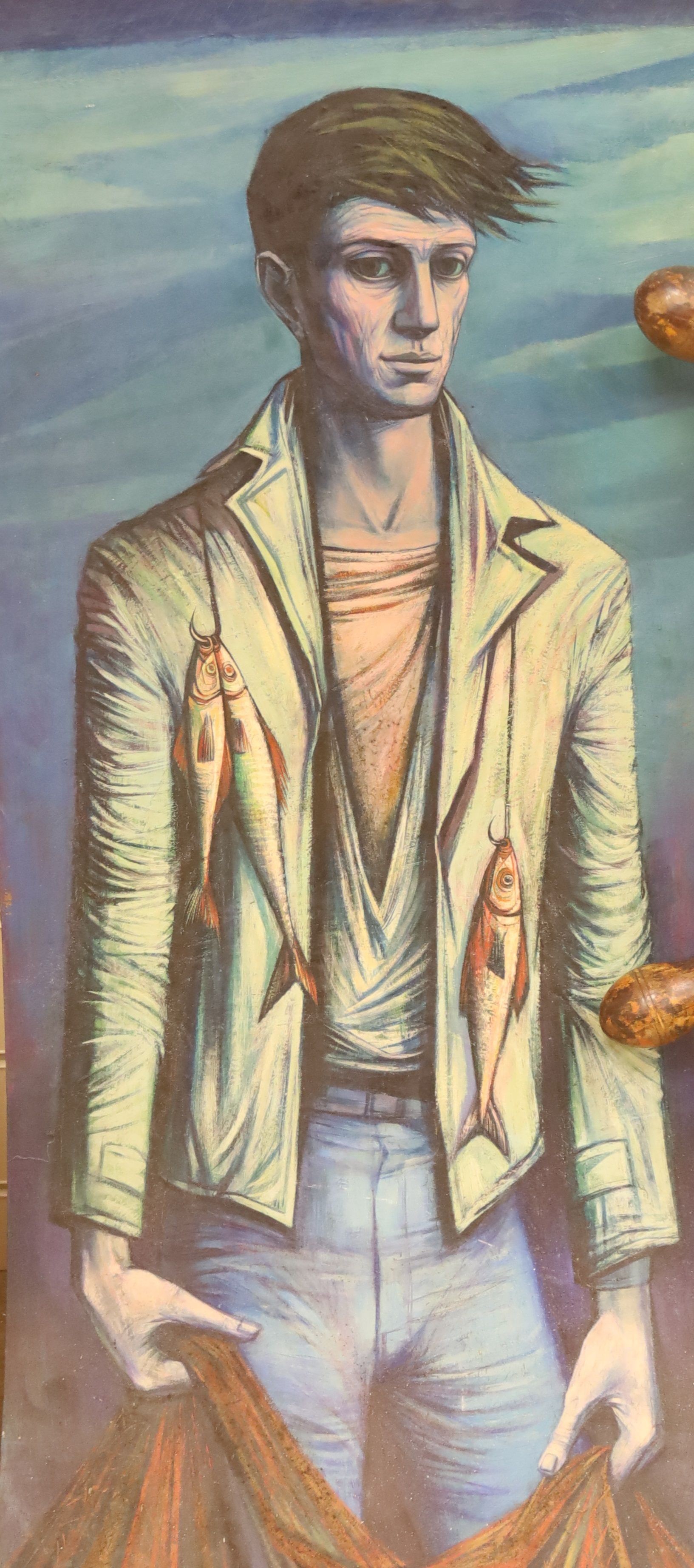 Paul Holmes, gentleman with fish